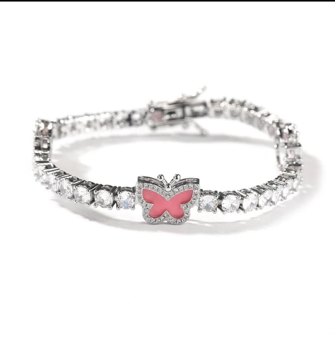 Pink Wings Bracelet